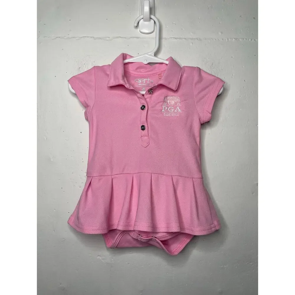 GARB PGA Oak Hill 2023 Rochester Golf Girls Pink 0-3 Months One Piece Skirt